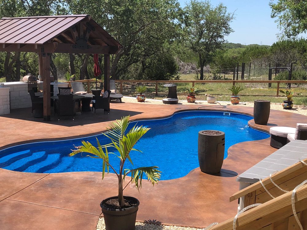 Latham Fiberglass Cancun | Maya inground pool